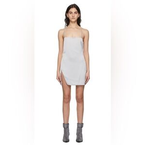 The Attico Silver ‘Fujiko’ Mini Dress Size 42 (Medium)